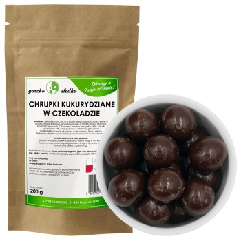 Chrupki kukurydziane w polewie czekoladowej 200g